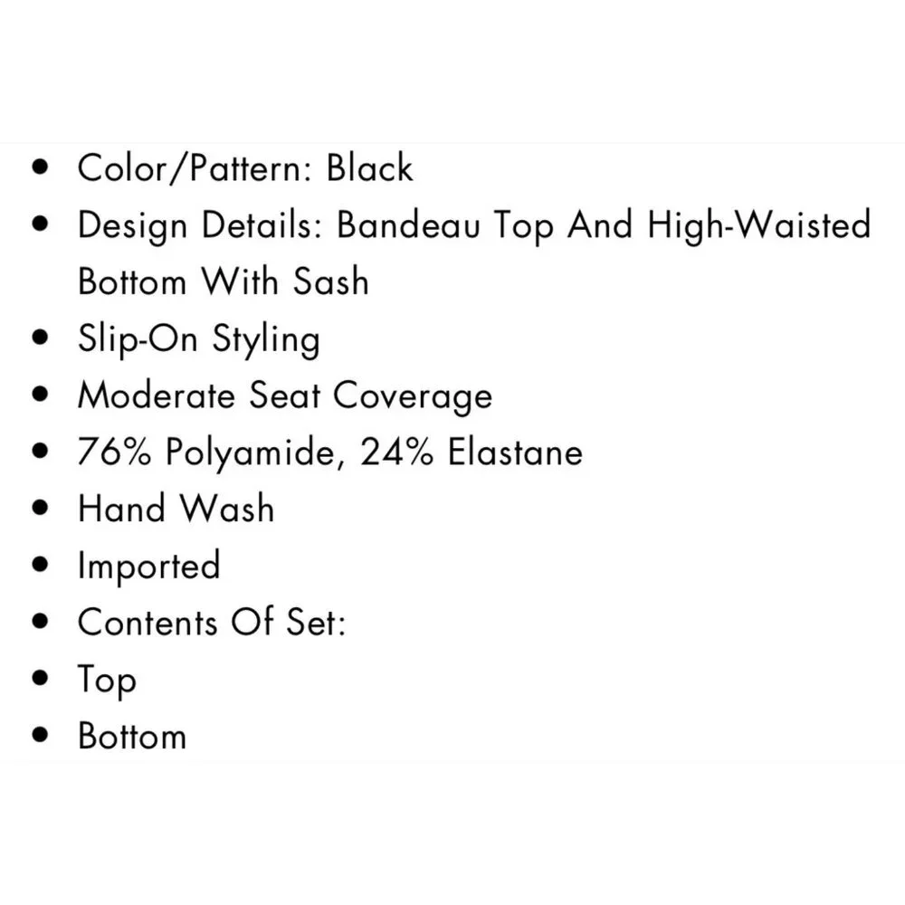 💖HP💖 NWT MOEVA BLACK DYLAN BIKINI SIZE S - Picture 8 of 11